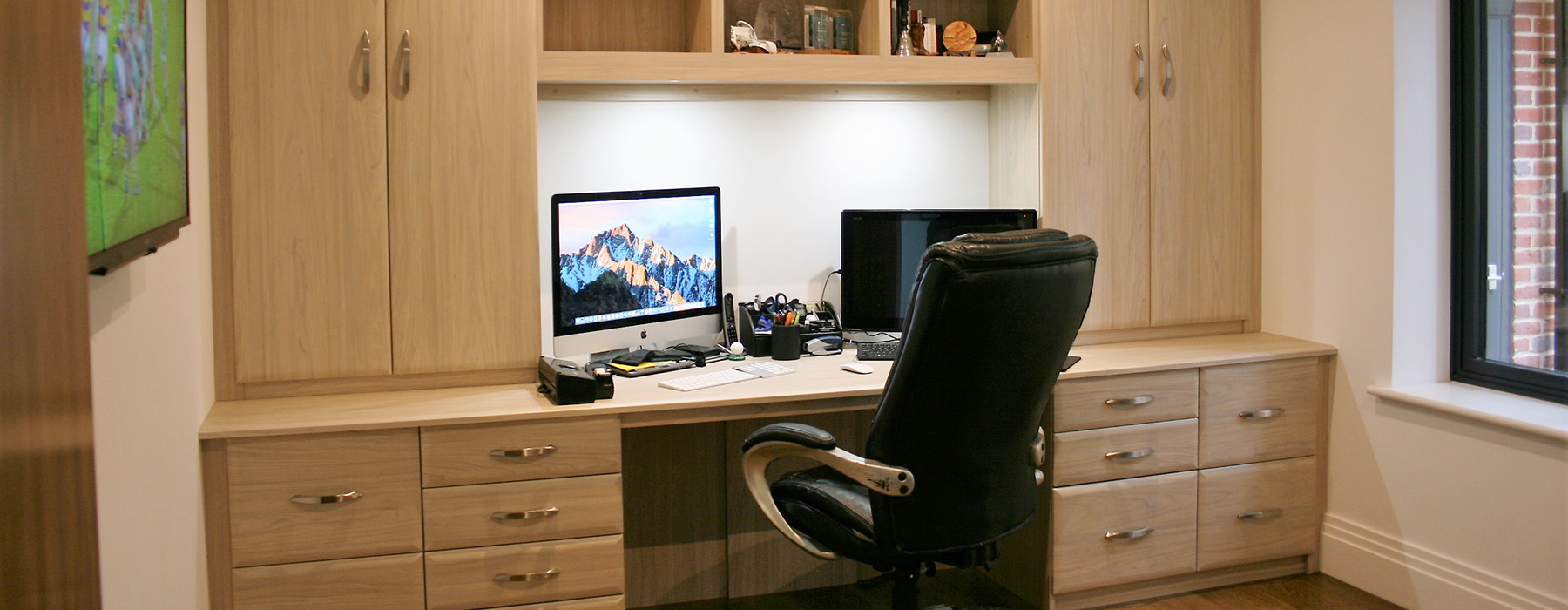Studies & home office desks, fitted furniture